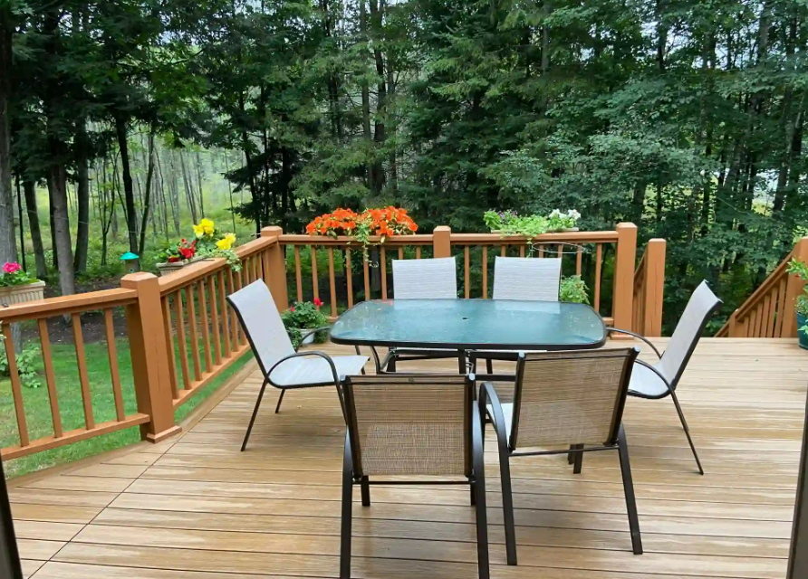 A picture of a renovated home exterior