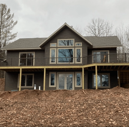 A custom home built by Modern Interiors