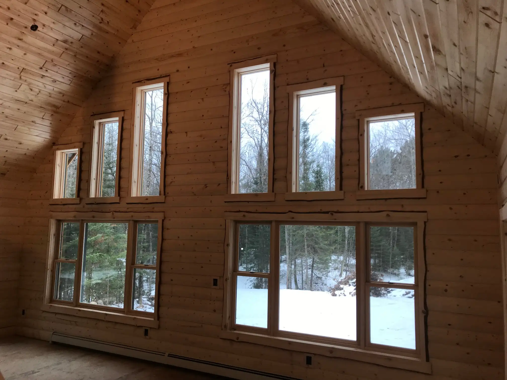 An image of a home with windows
