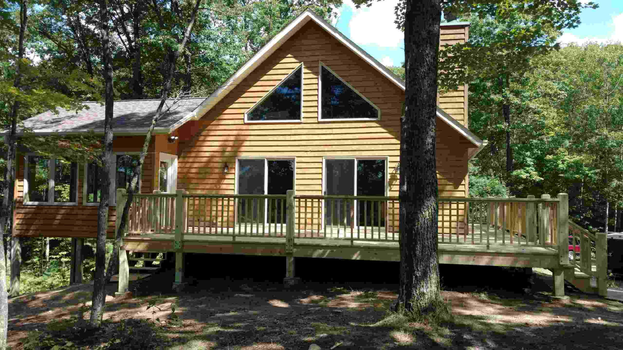 An image of a Northwoods home