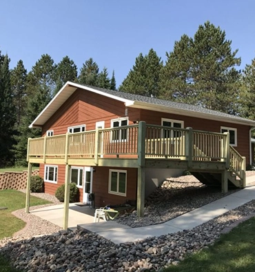 A new home construction