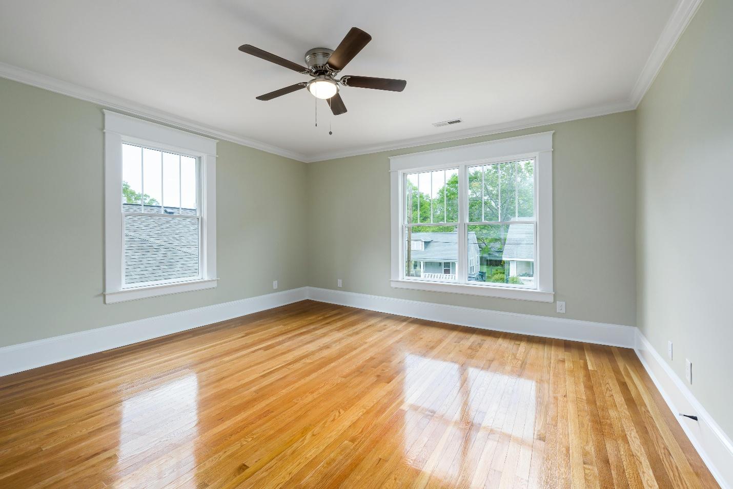 A renovated room