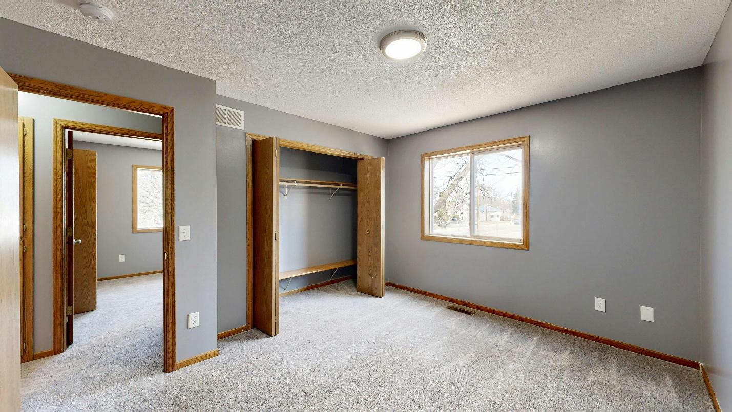 A renovated room