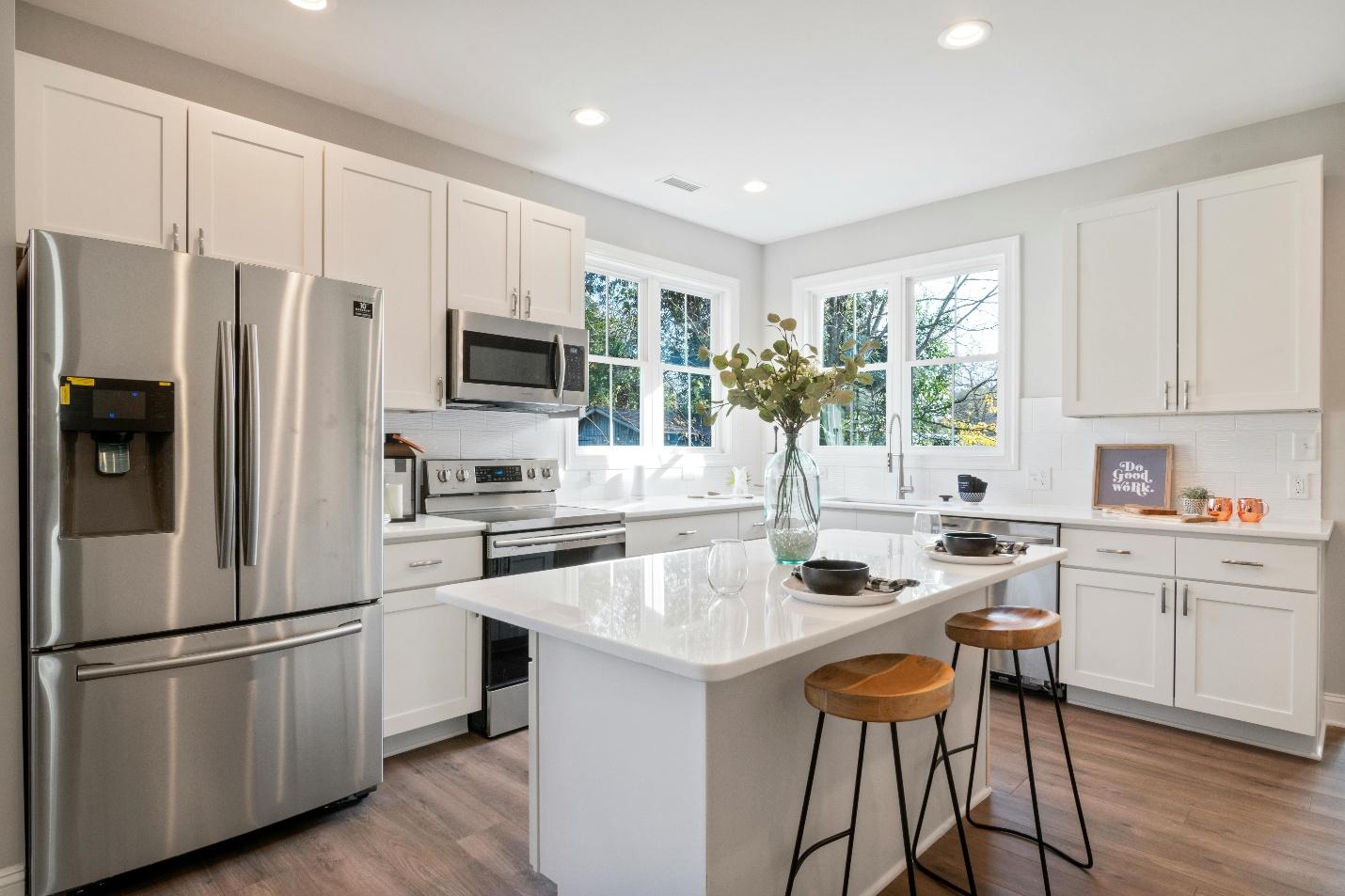  A renovated kitchen