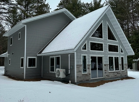 A winter-proofed house.