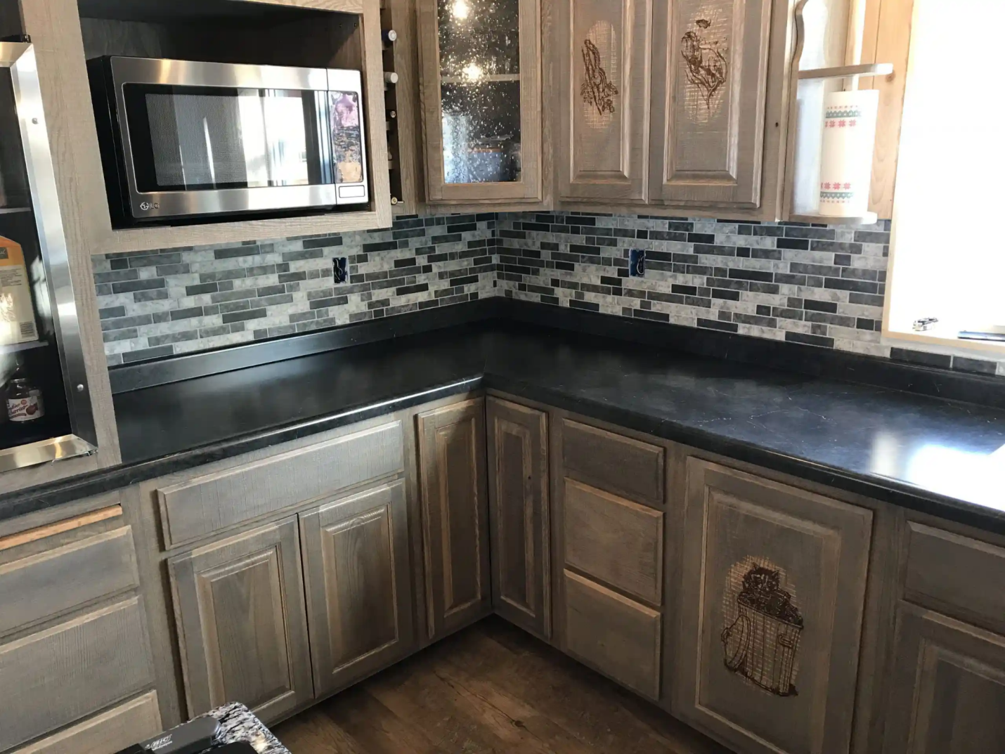 A newly renovated kitchen.