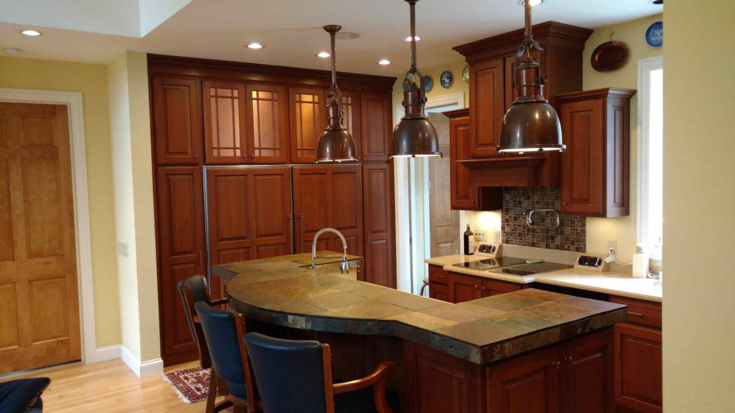 A deluxe kitchen remodel